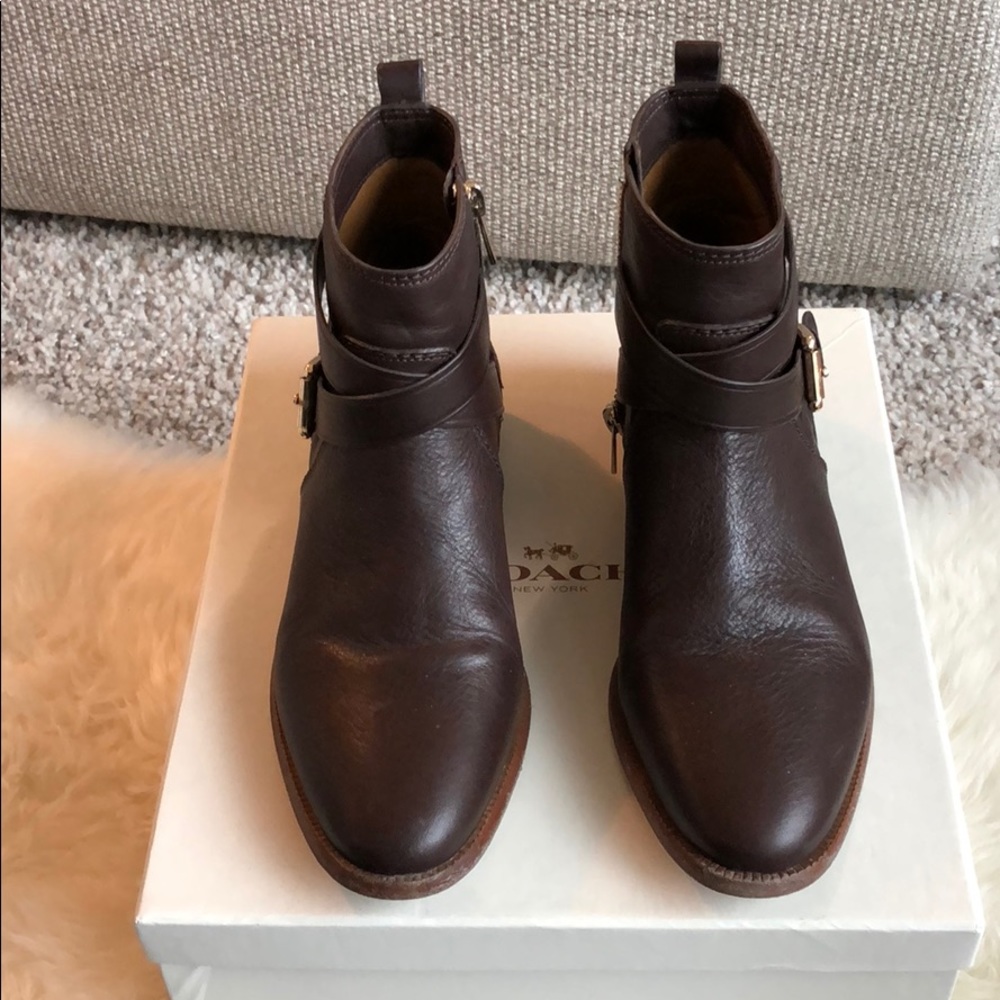 Coach ankle boots US6.5